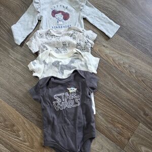 Star Wars Kids One Piece Set - Gray and Brown